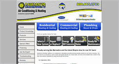 Desktop Screenshot of davidsonsairandheat.com