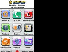 Tablet Screenshot of davidsonsairandheat.com